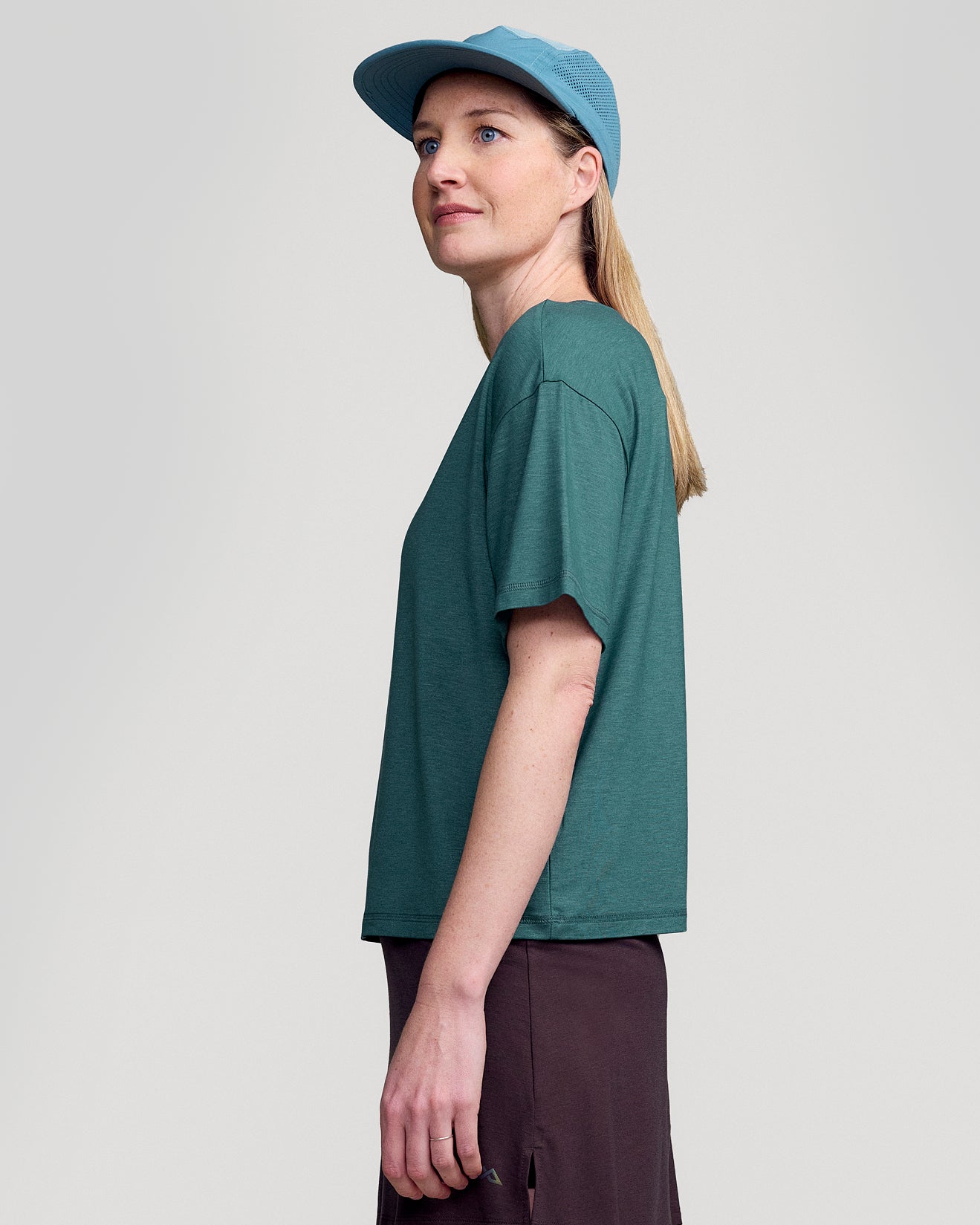 Women’s Anytime Boxy T - shirt - Deep Lagoon Marle