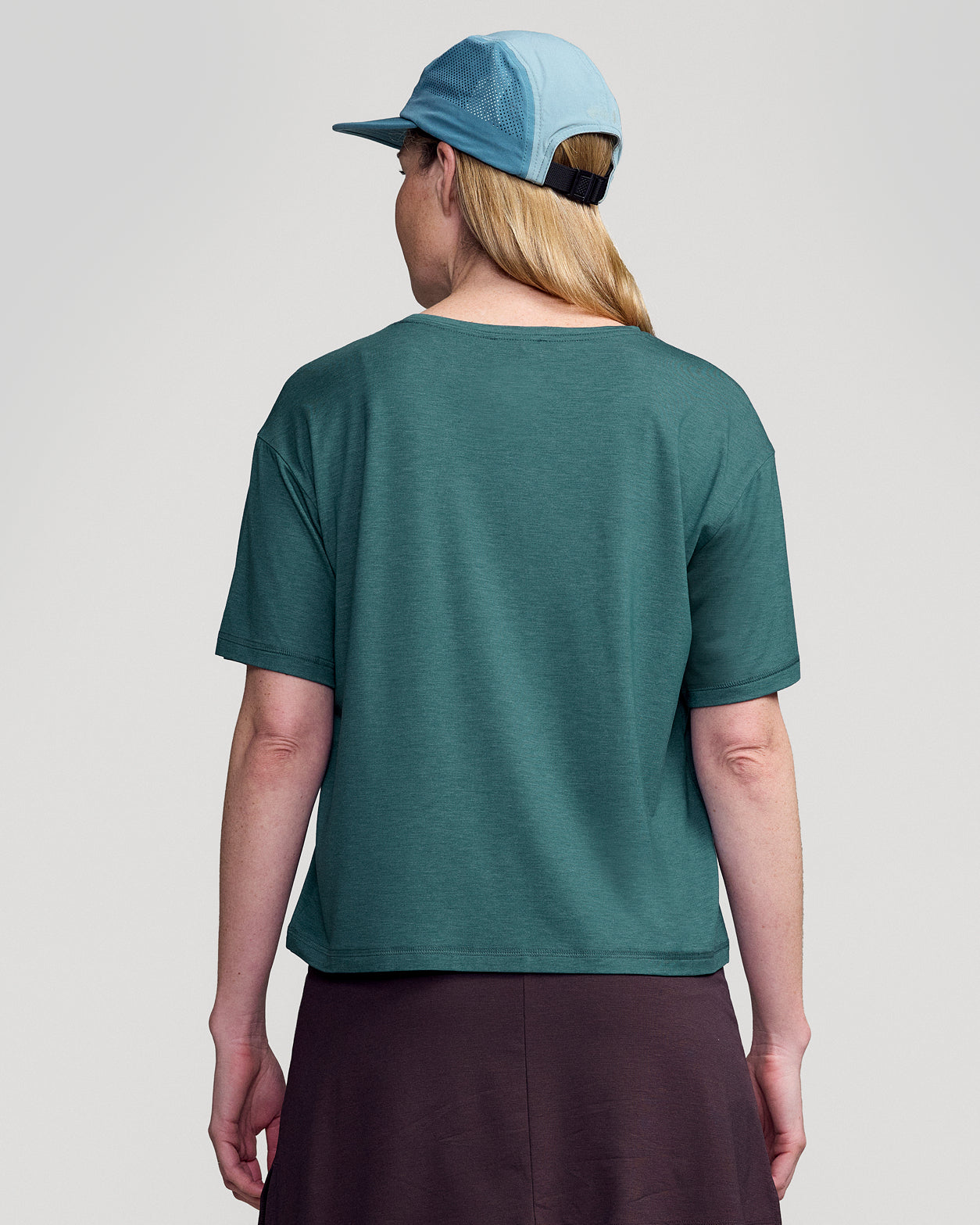 Women’s Anytime Boxy T - shirt - Deep Lagoon Marle