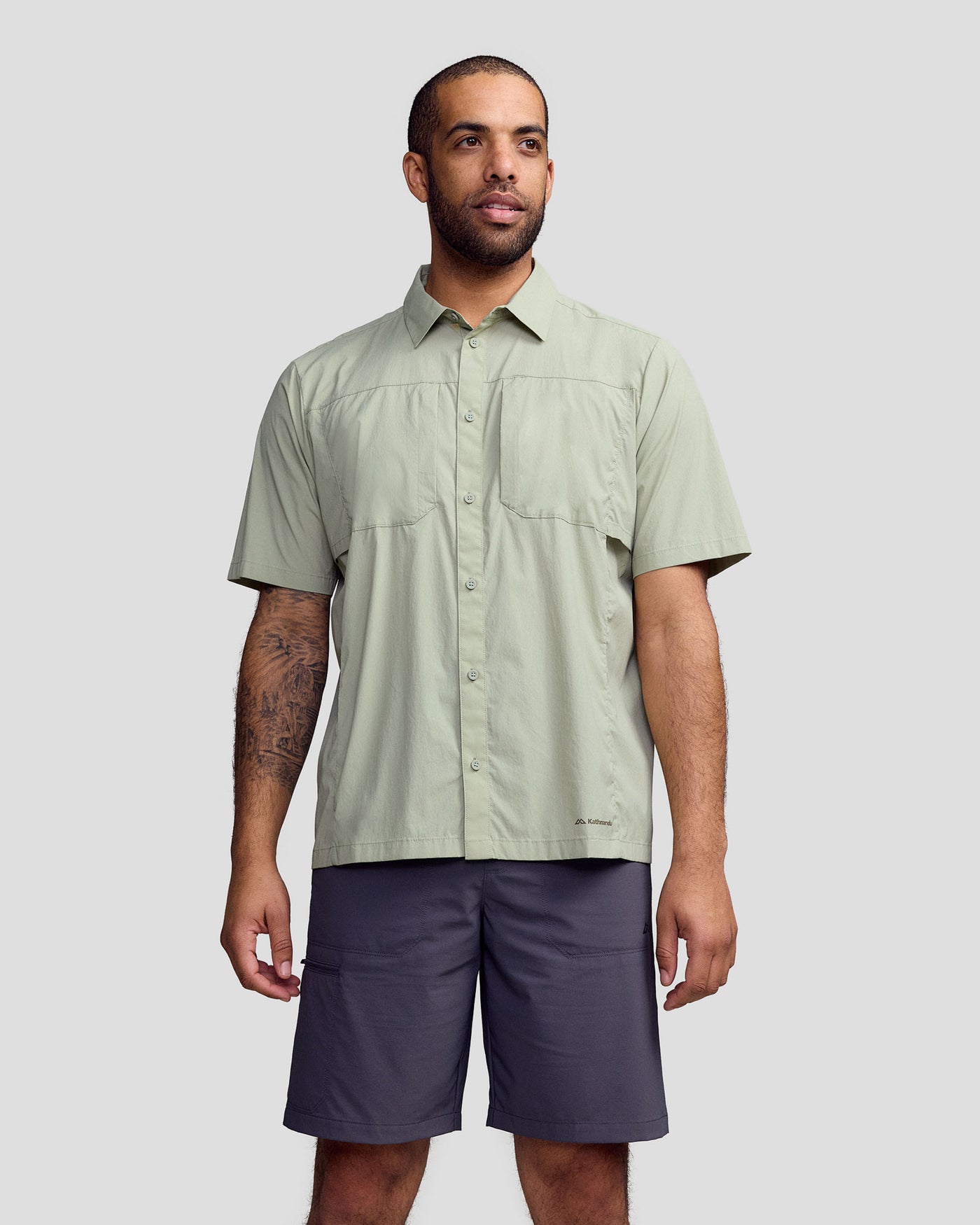 b1562_ojx_mens_ridge_upf_short_sleeve_shirt_green_m_a_1765238240000