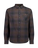 Men's Retreat Fyfe Long Sleeve Shirt -  Black/Cocoa Plaid