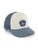 Embroidered Trucker Cap  -  Natural/Vapor