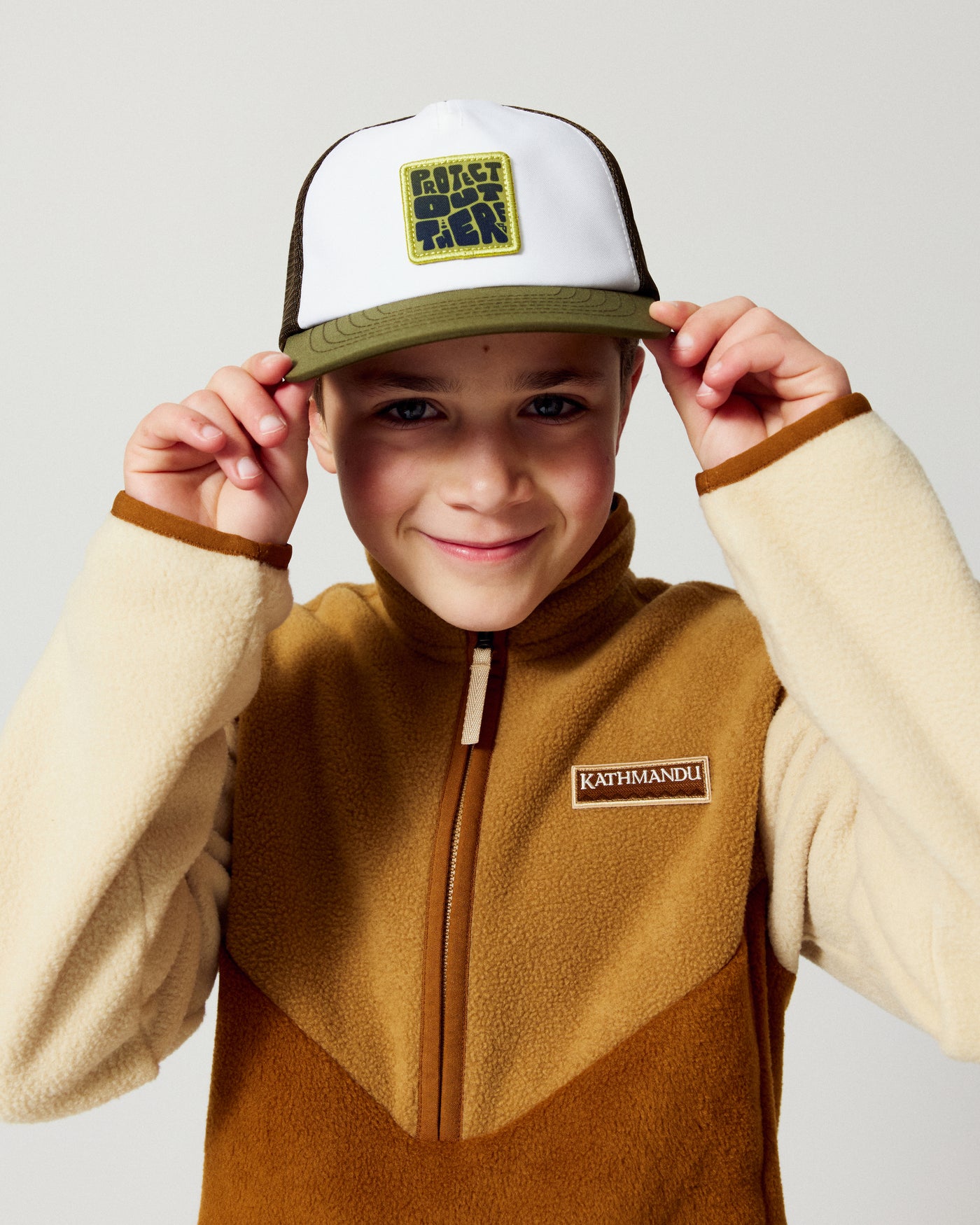 Kids’ Trucker Cap - Olive