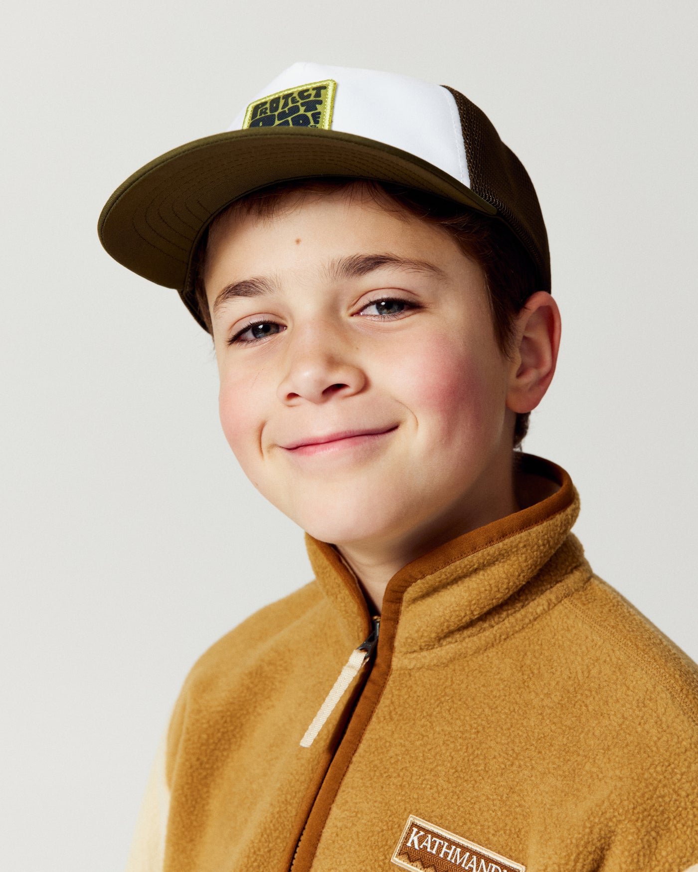 Kids’ Trucker Cap - Olive