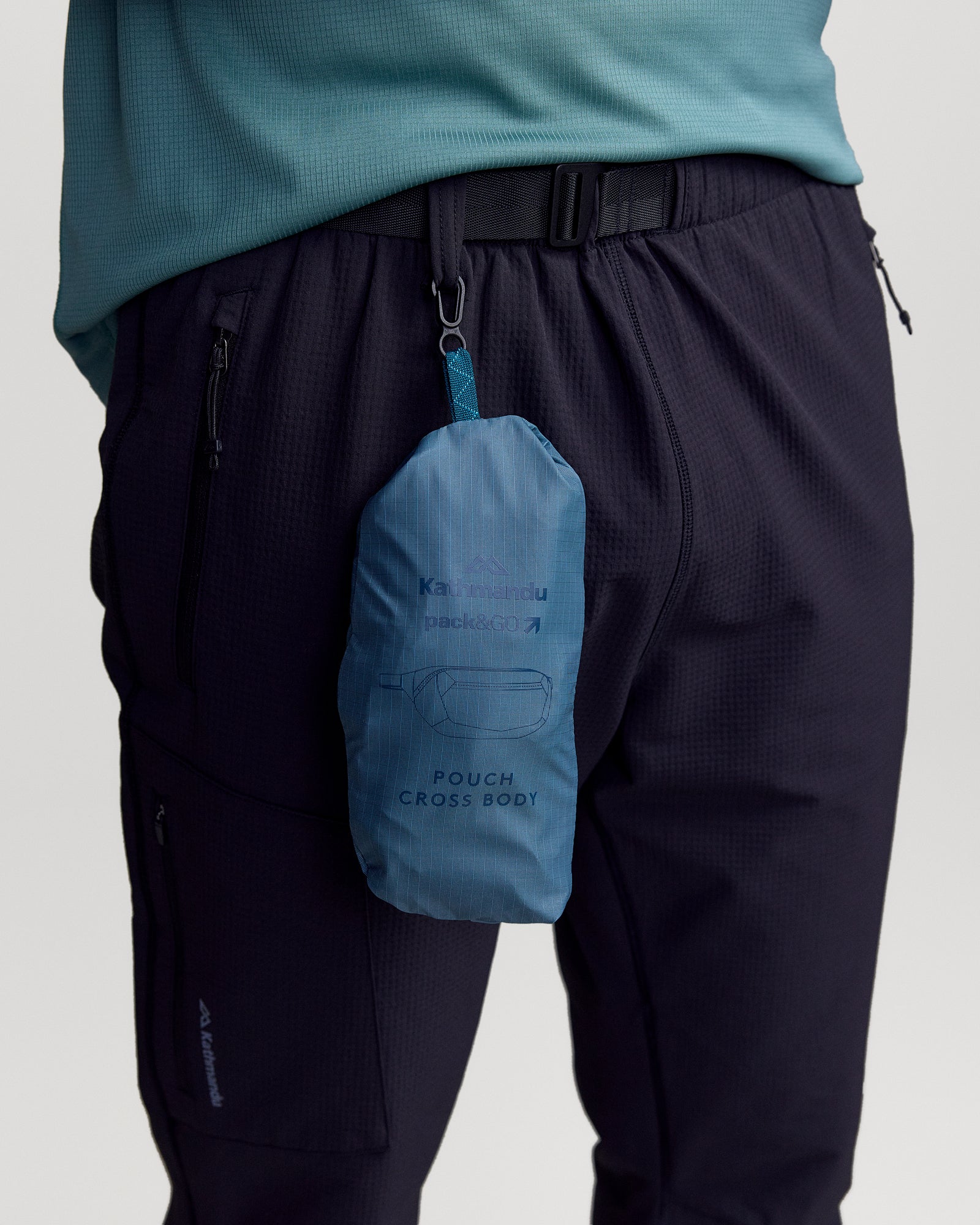 Pack&Go Crossbody Pouch - Washed Blue