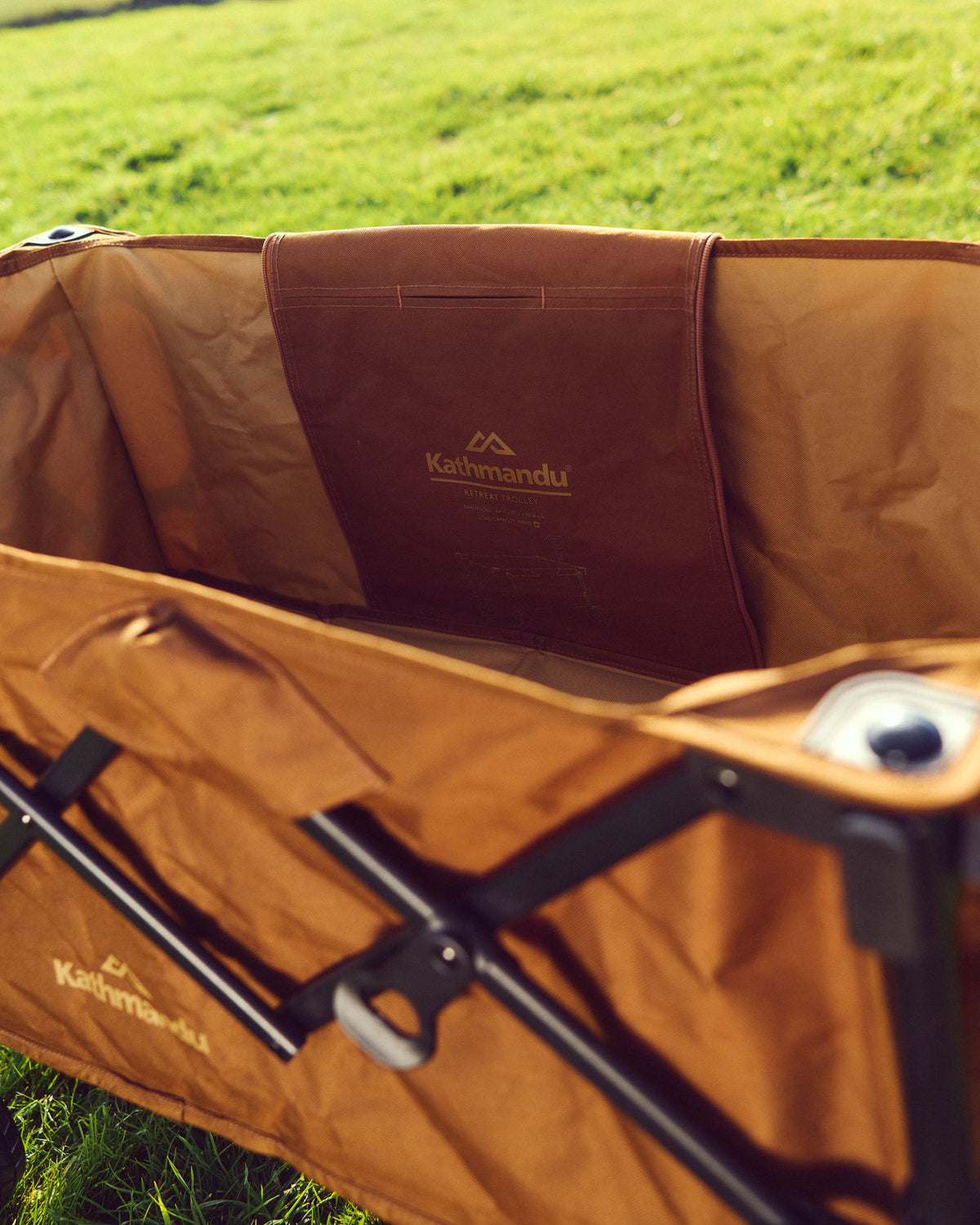 Retreat Camp Trolley - Bark/Canvas