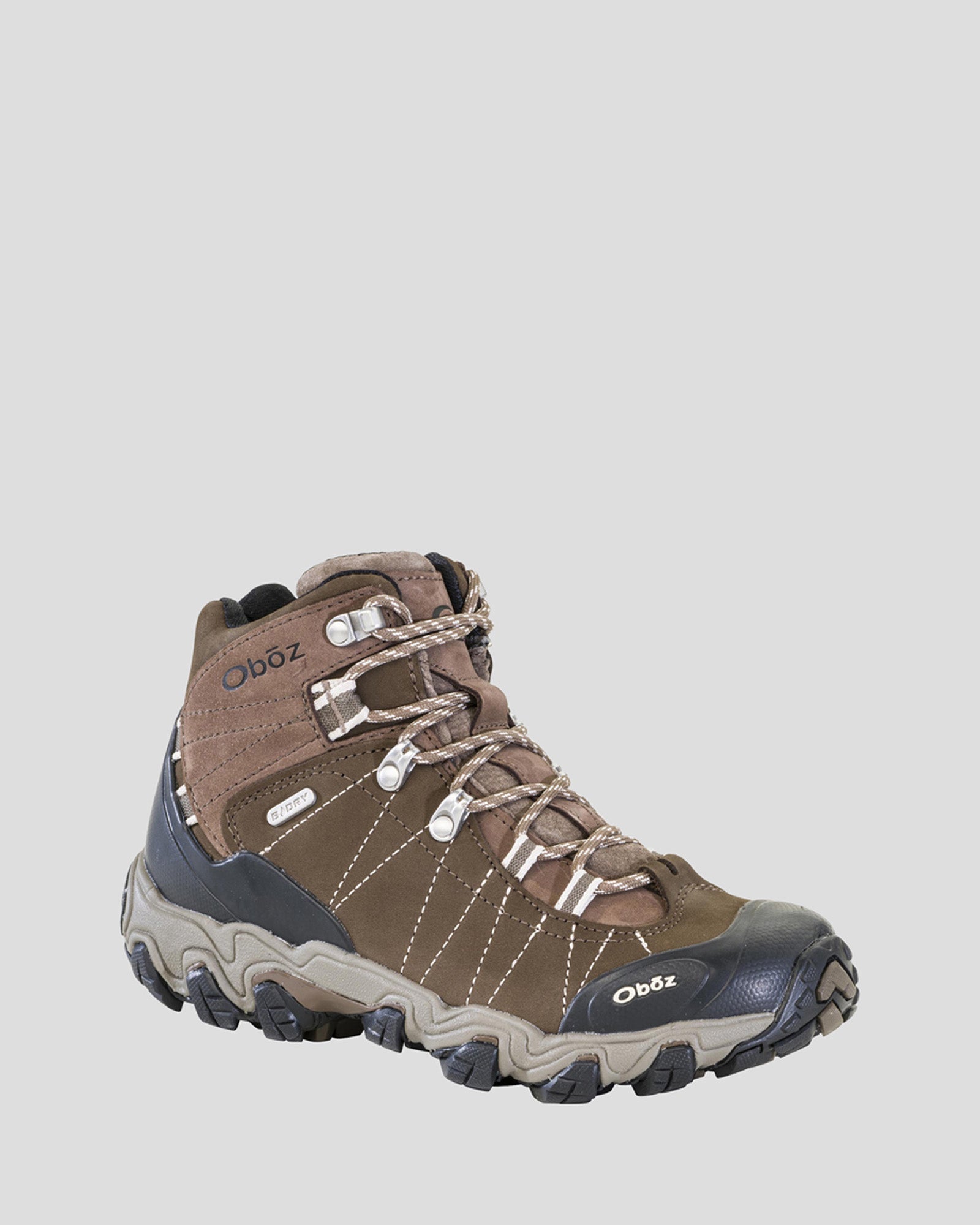 Women's Oboz Bridger Waterproof Mid Hiking Boots Walnut