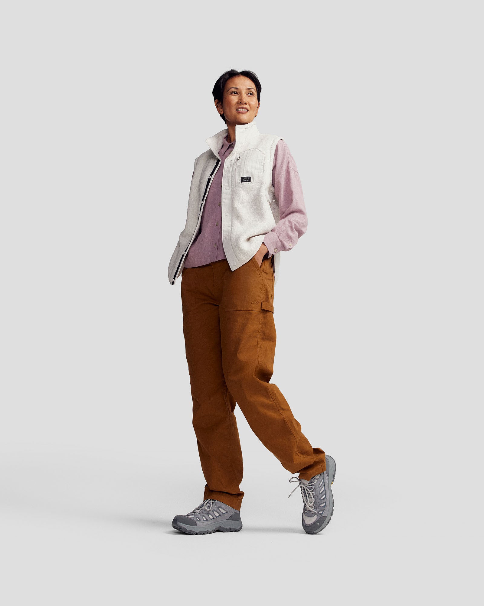 Women's Weekend Natural Long Sleeve Shirt - Thistle Chambray