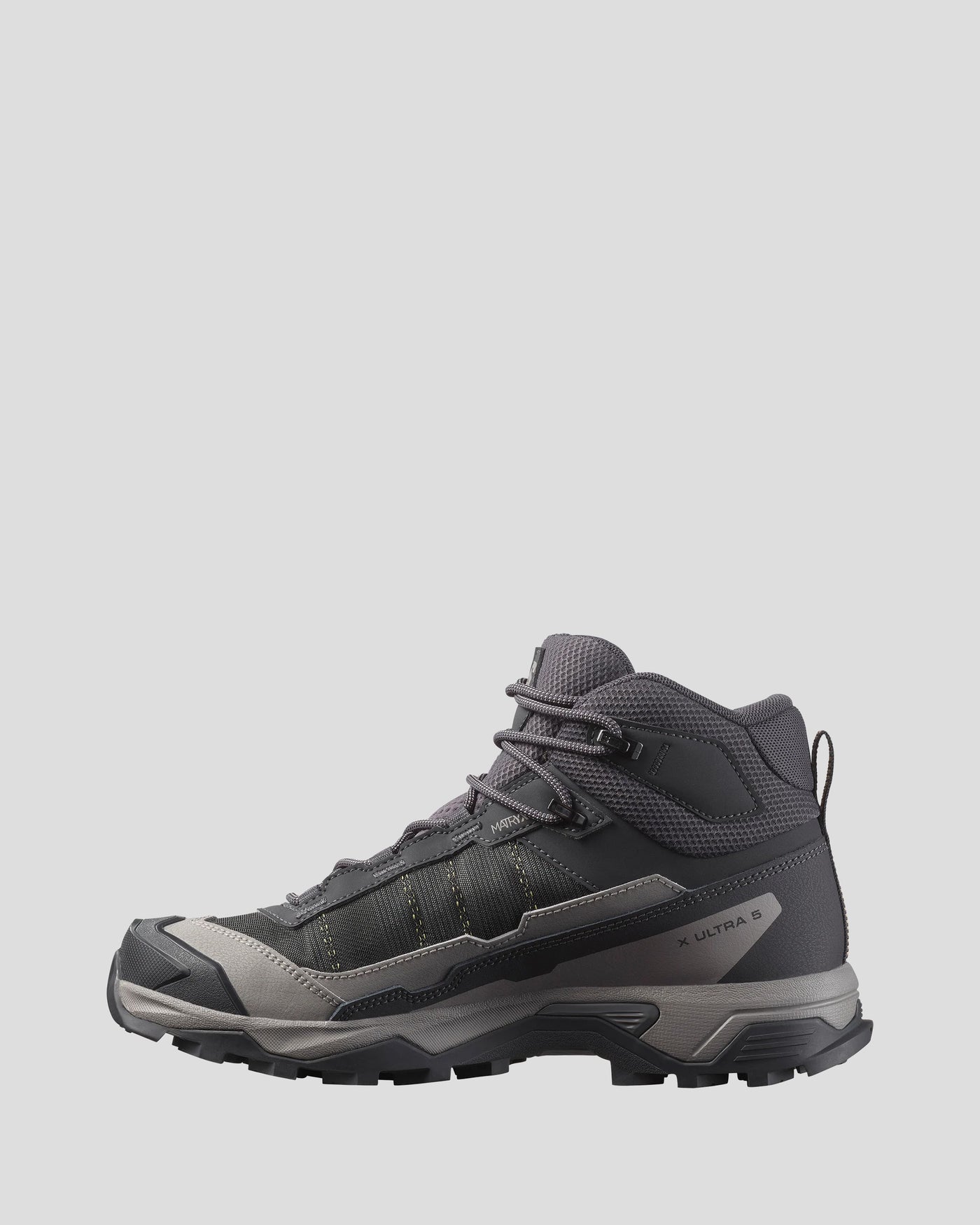 Salomon X Ultra 5 Mid GTX Womens Shoes - Nine Iron/Gull/Soft Clay