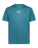Men's Retro Badge Organic Cotton Tee - Ocean