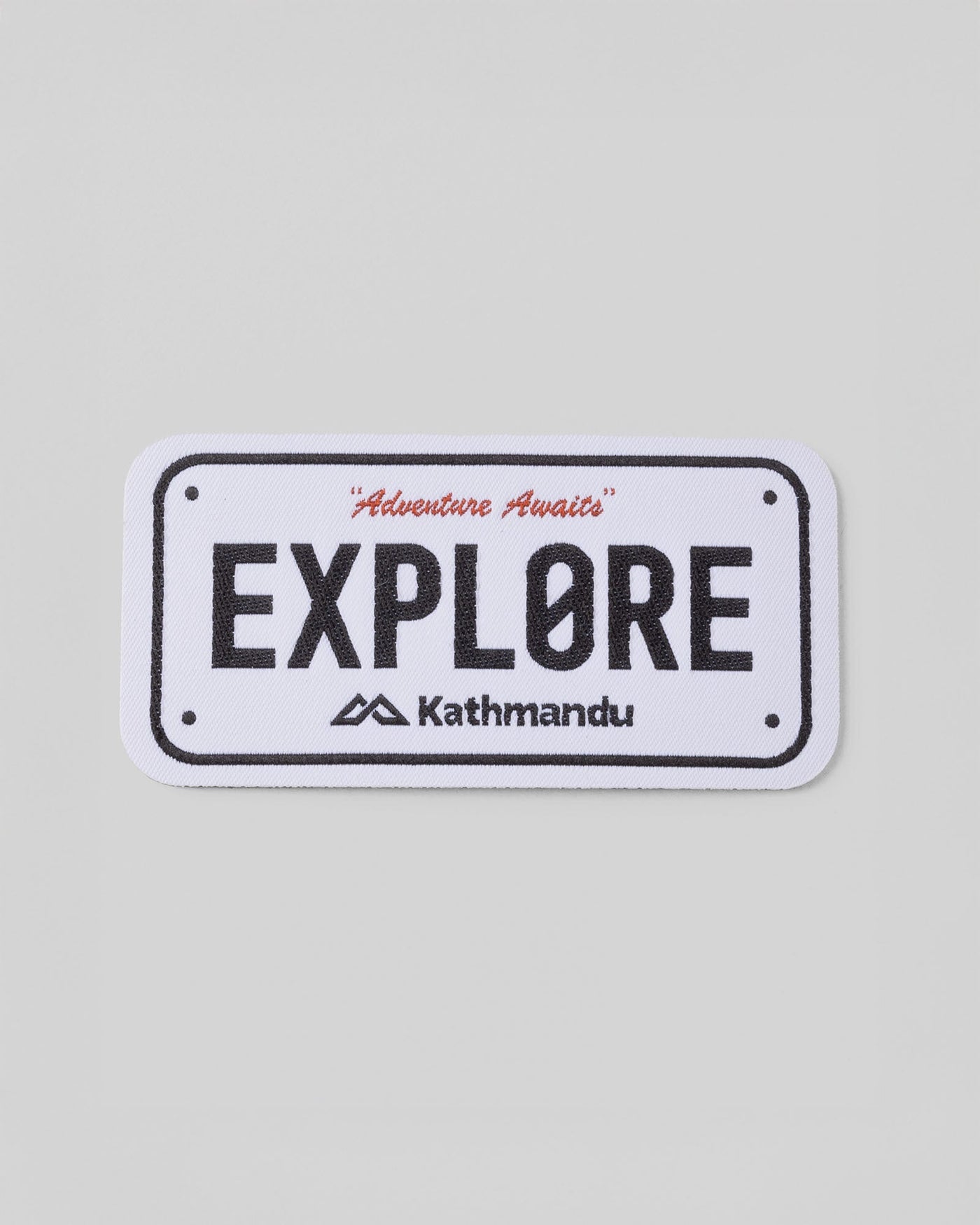 Trailhead Badge - Expression  -  EXPLORE Number Plate