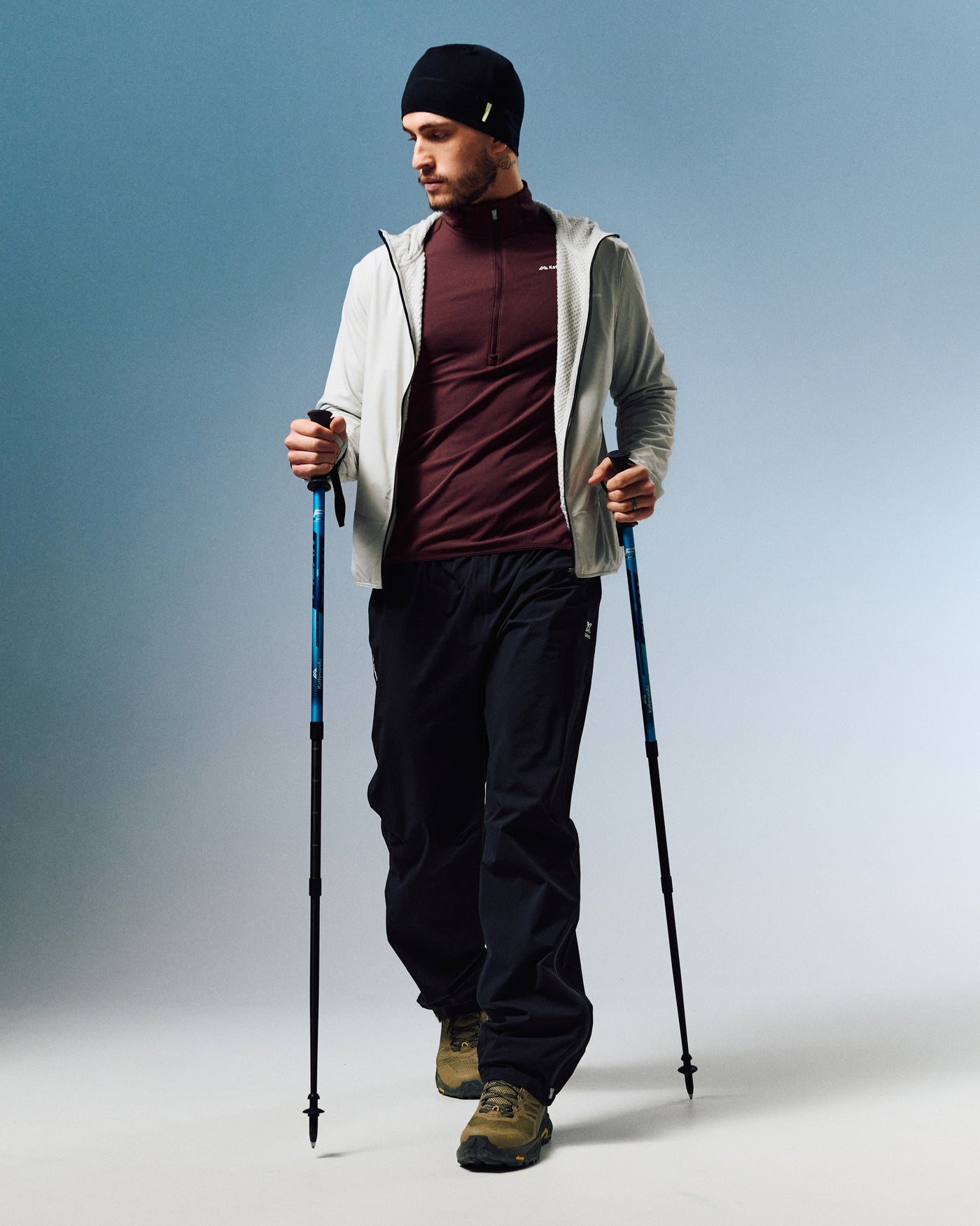 Men's XT Series Octa Fleece 1/2 Zip Long Sleeve Top - Mist