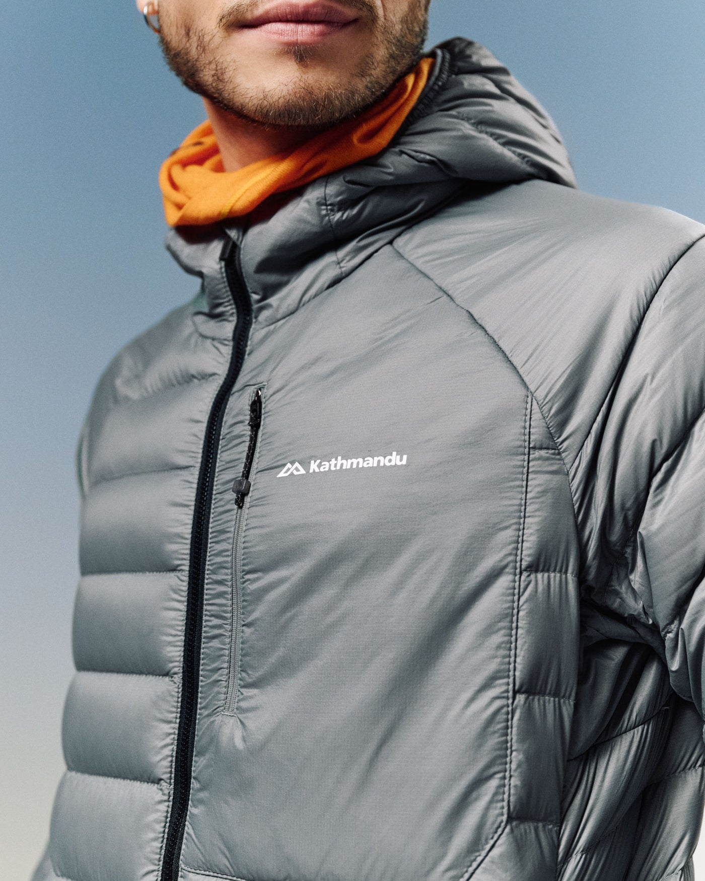 Men's XT Series Cordura LT Down Hooded Jacket - Moon