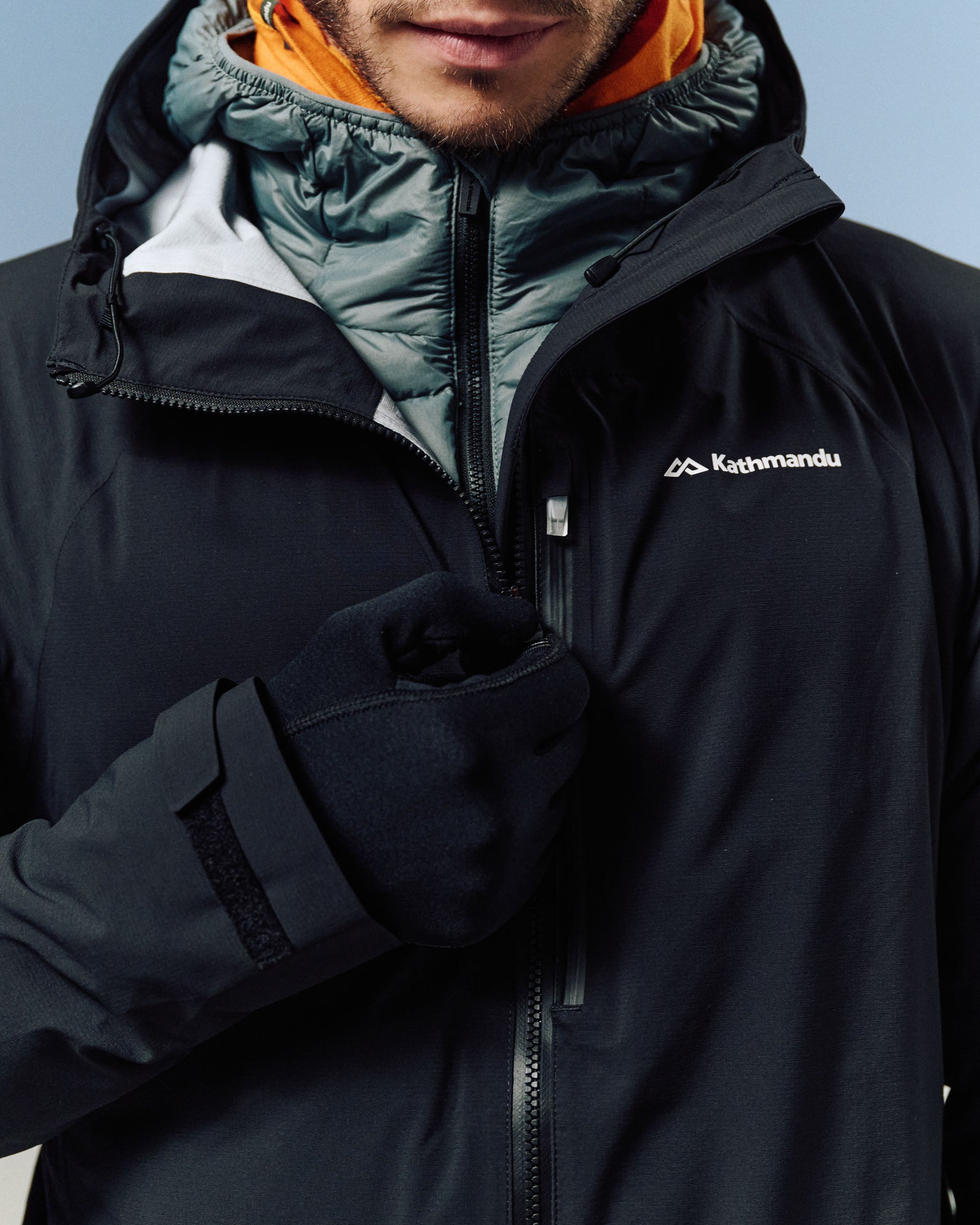 Cadence Kenton 3L Rain Jacket ブラック M Men's XT Series Cordura 3L Rain Jacket - Black Stingray – Kathmandu AU