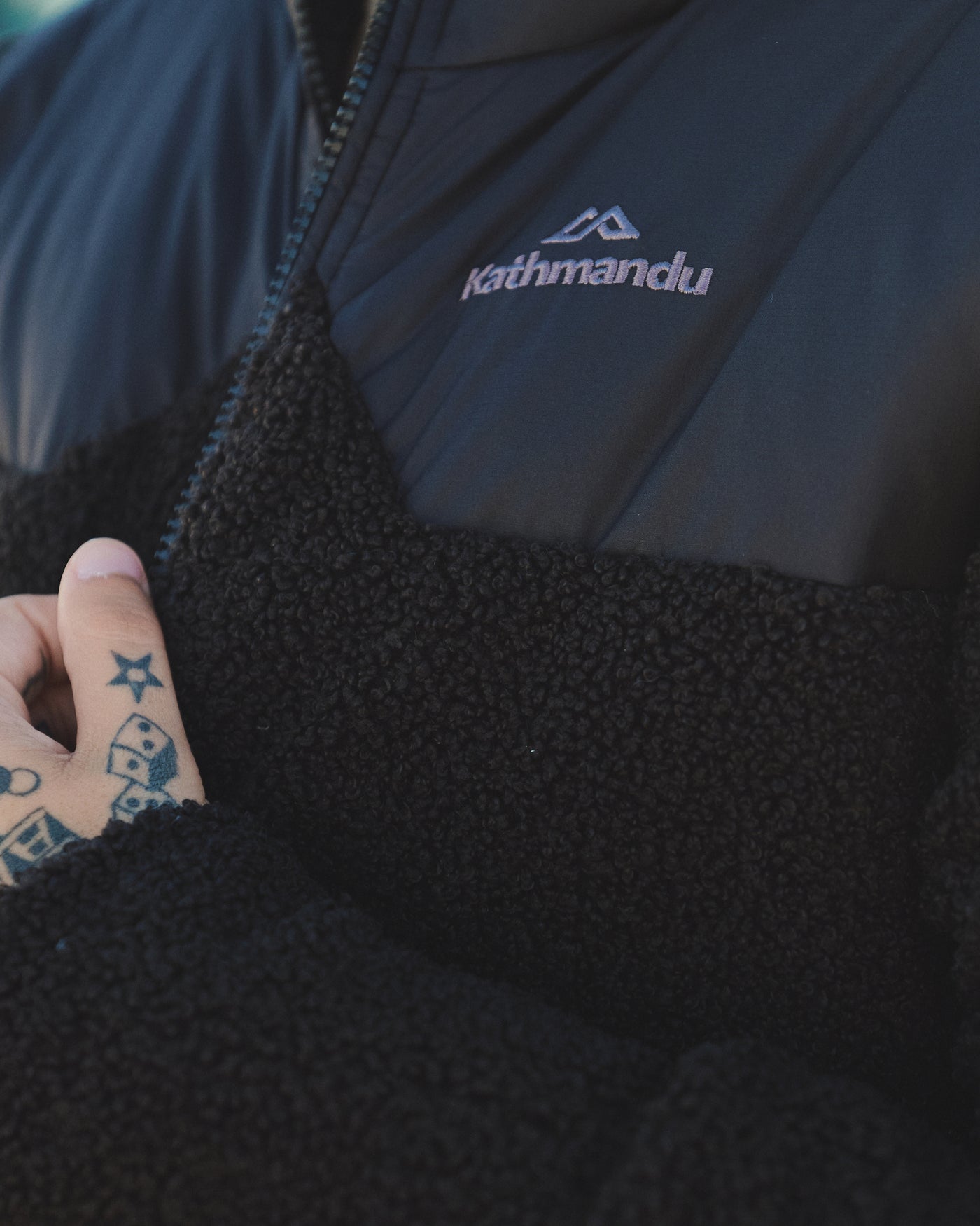Women's Epiq Hybrid Fleece Jacket - Black Stingray