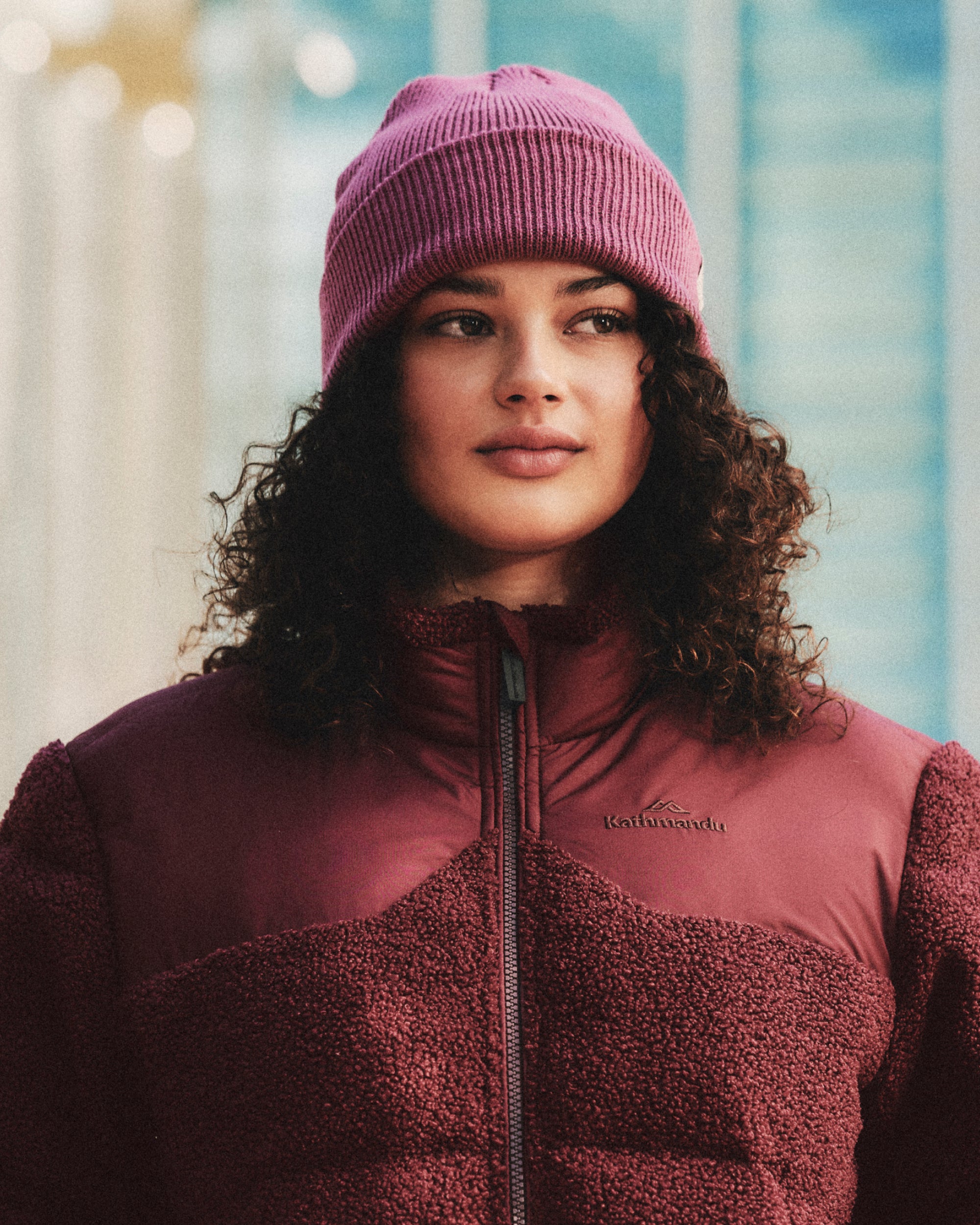 Women's Epiq Hybrid Fleece Jacket - Mulberry – Kathmandu AU