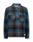 Men's Retreat Huntly Long Sleeve Overshirt -  Deep Lagoon Plaid