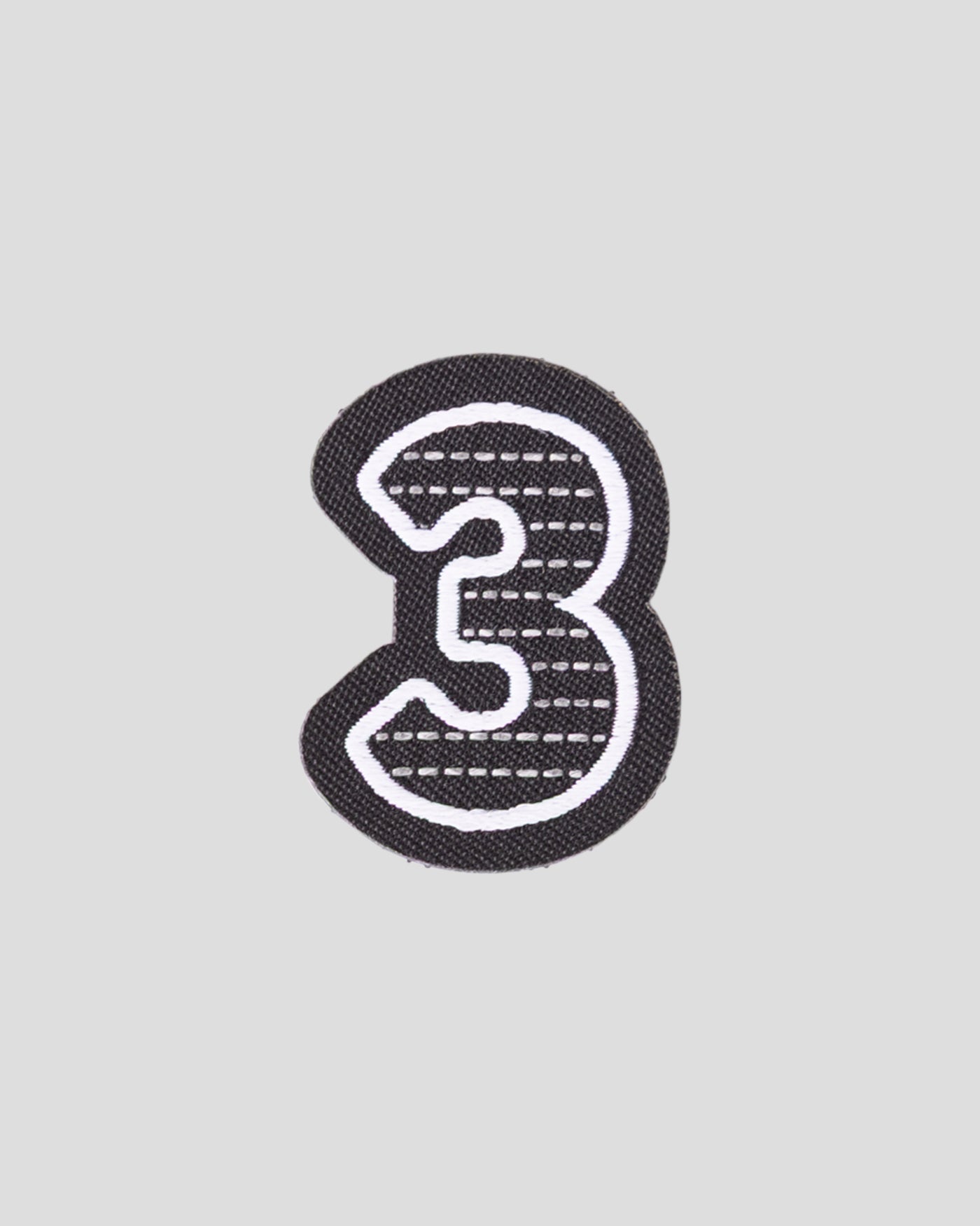 Trailhead Badge - Numbers -  Black