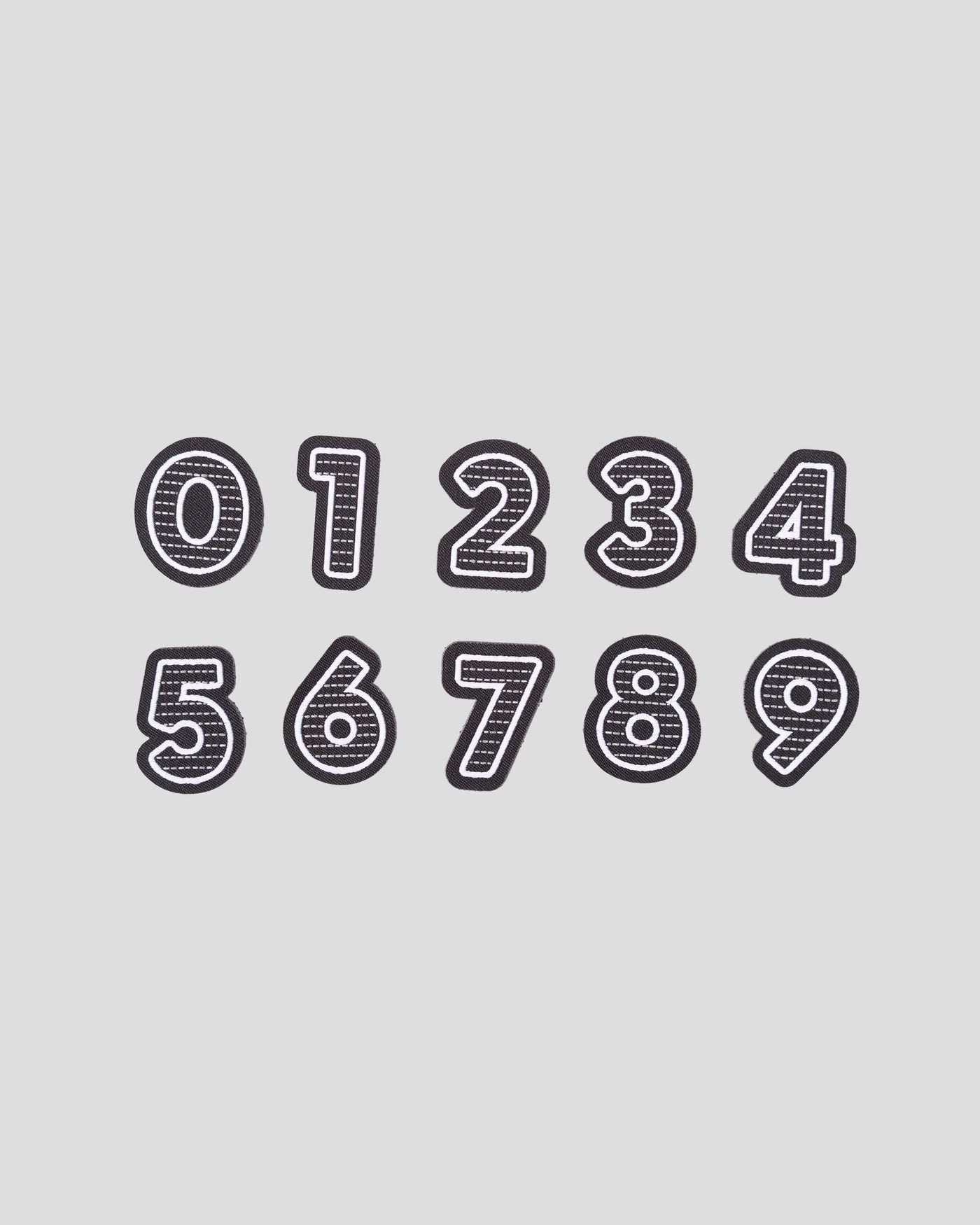 Trailhead Badge - Numbers -  Black
