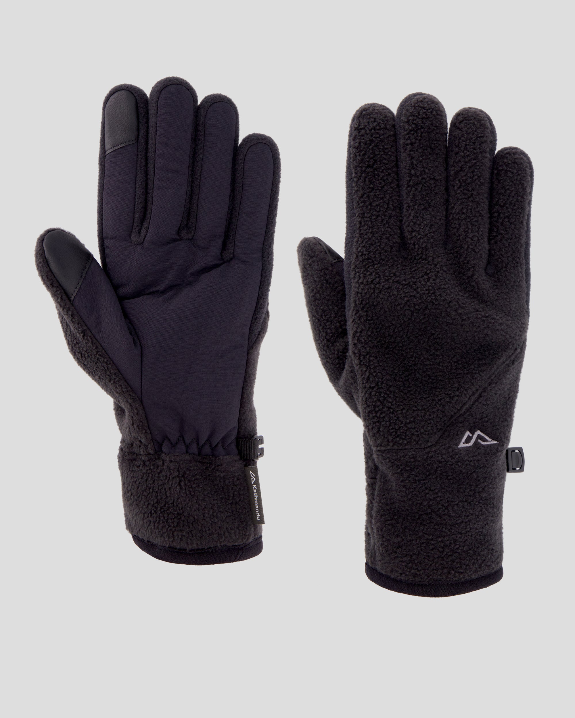 Trailhead 200 Fleece Gloves - Black Stingray – Kathmandu AU