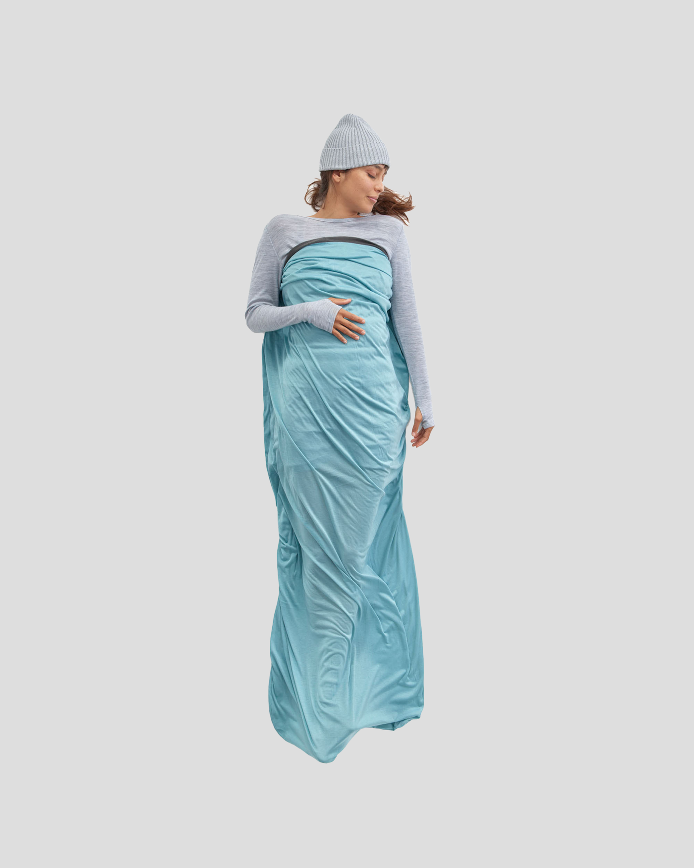 Sea to Summit Comfort Blend Sleeping Bag Liner - Rectangular - Aqua Sea