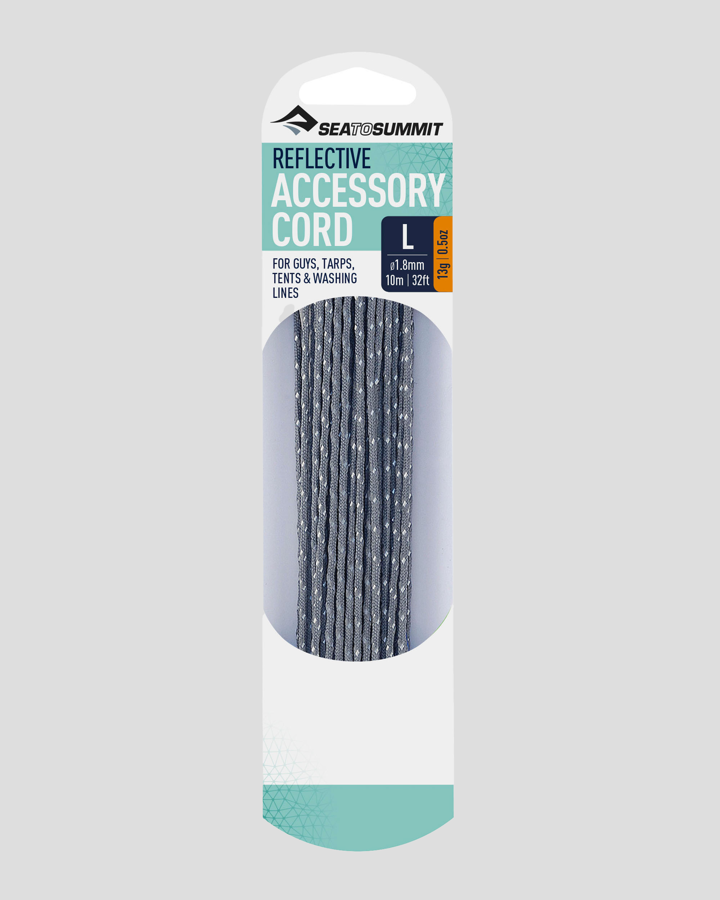 Sea to Summit Reflective Accessory Cord - Grey