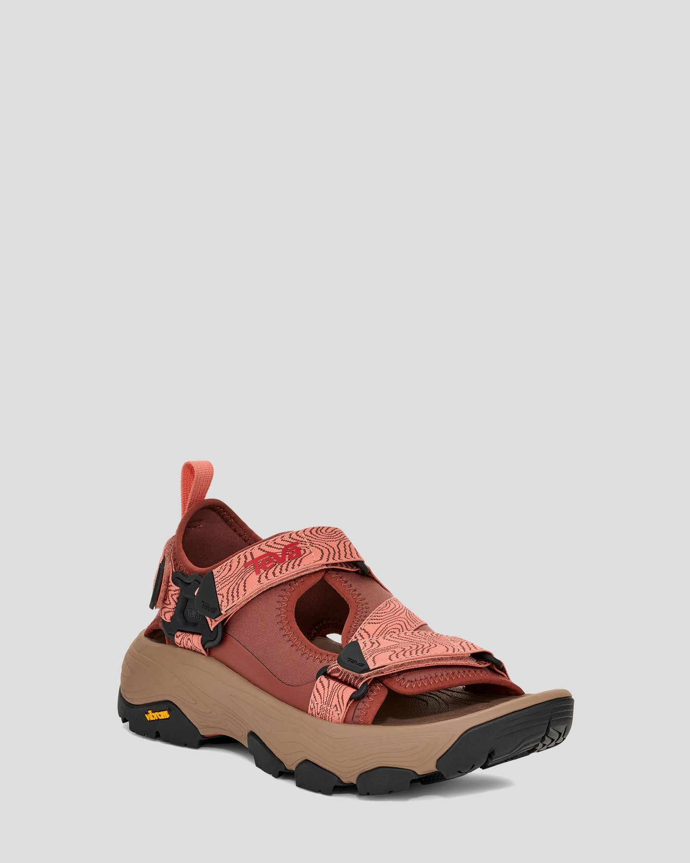 Women's Teva Grandview Max Sandal Sandals - Mahogony/Blooming Dahlia