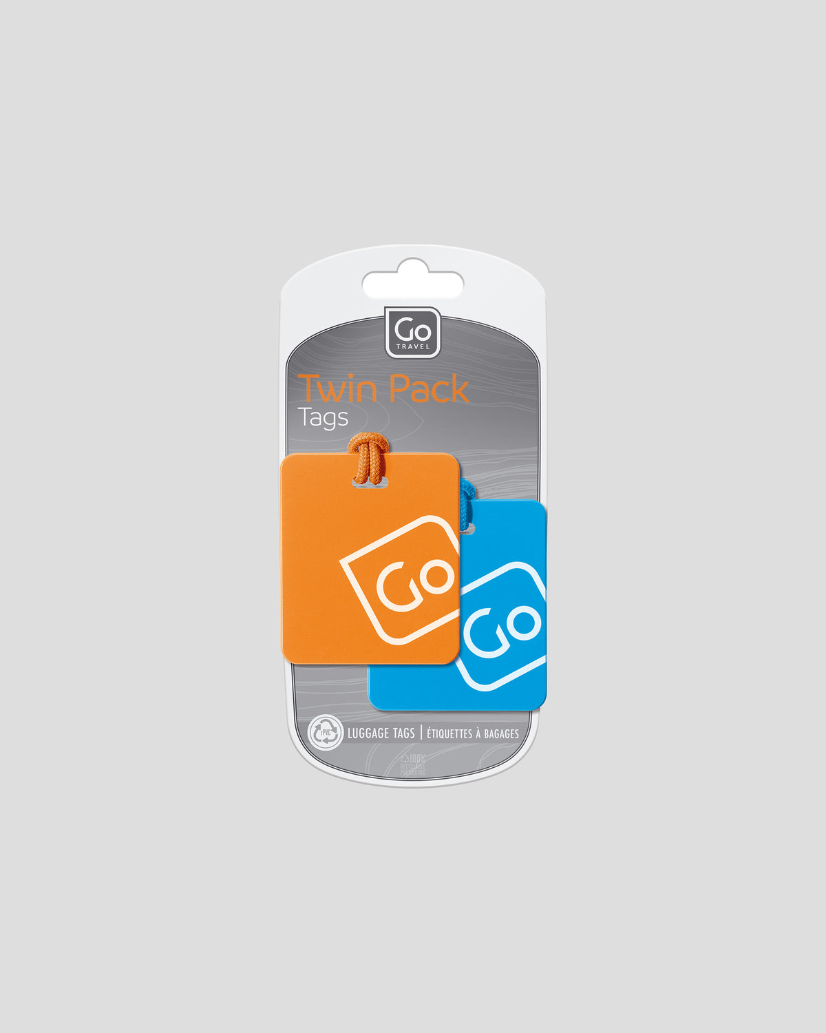 Go Travel Luggage Tags - Blue/Orange – Kathmandu AU