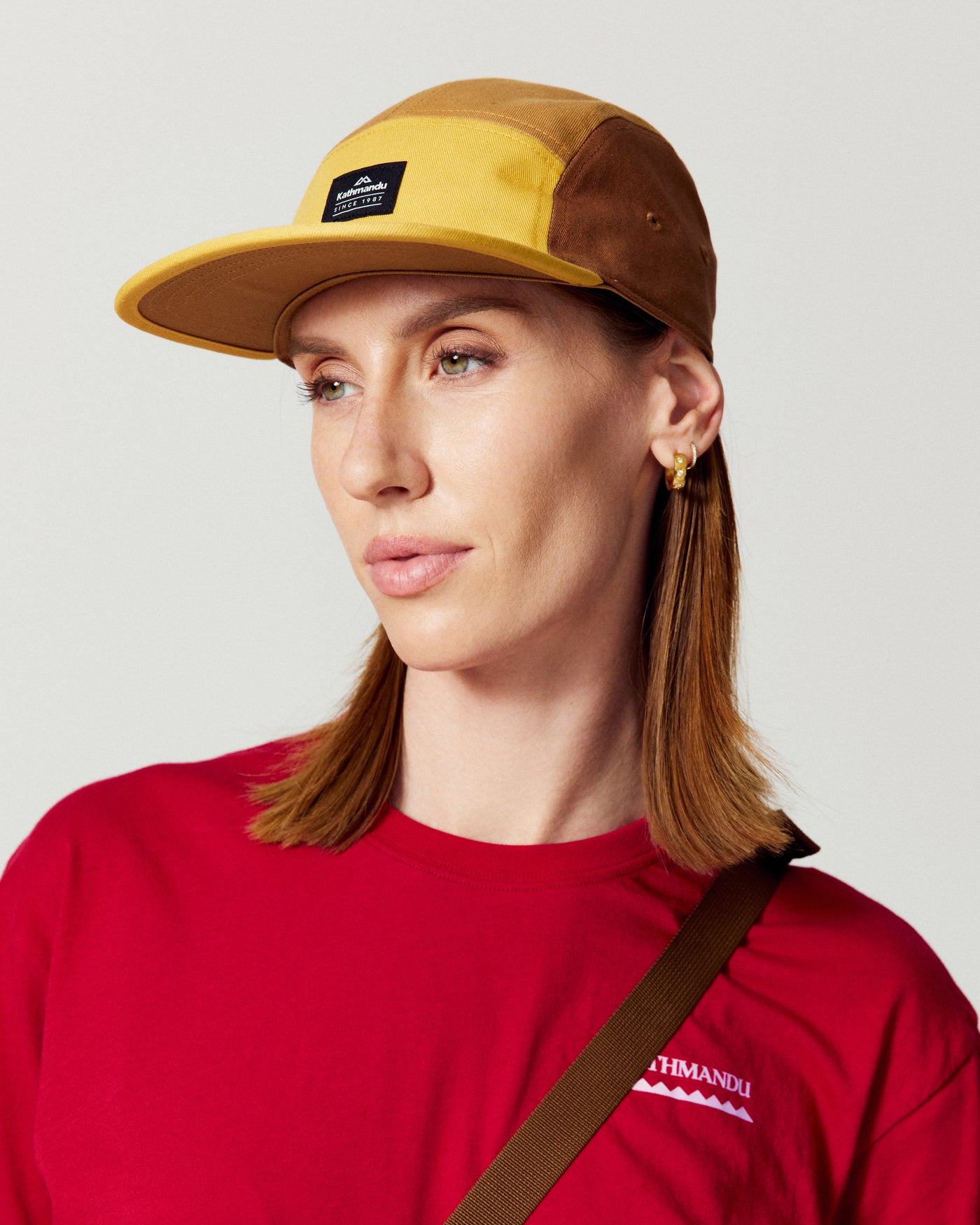 5 Panel Cap - Canvas/Sandstone/Bark