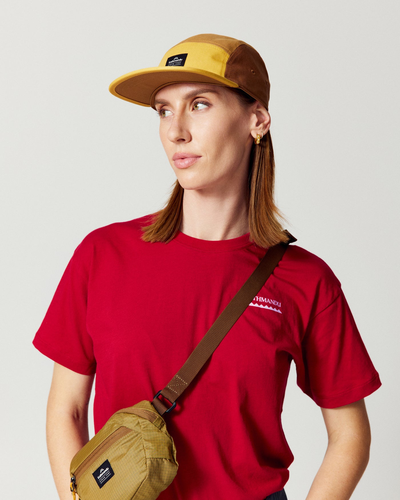 5 Panel Cap - Canvas/Sandstone/Bark