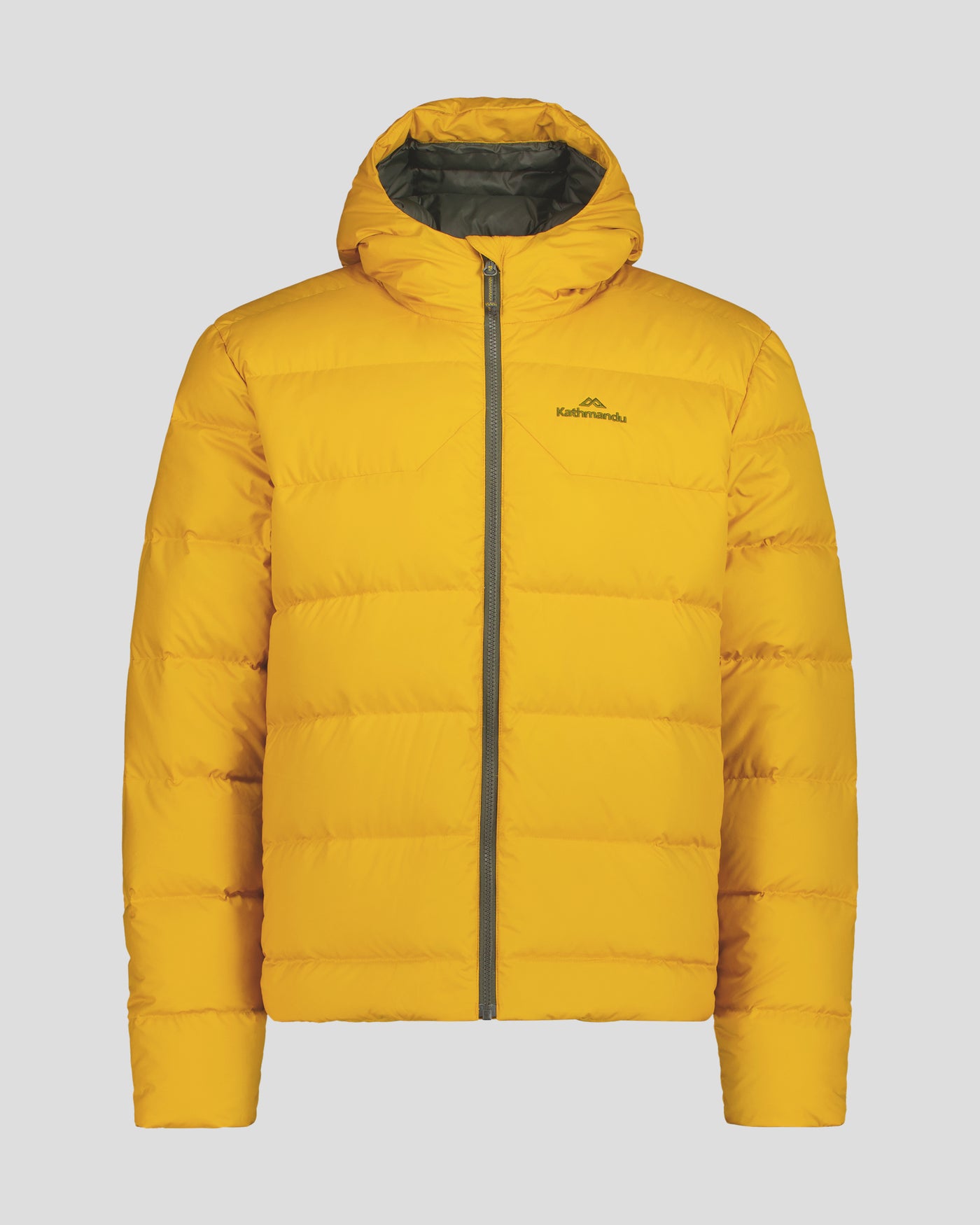 Men's Epiq Falcon Hooded Down Jacket - Mustard Yellow
